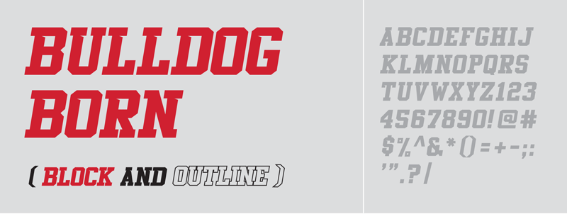 bulldog font