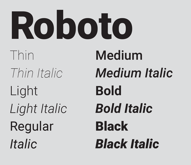 roboto-font